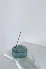 Incense Stand Blue-Grey Medium