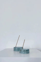 Incense Stand Blue-Grey Medium