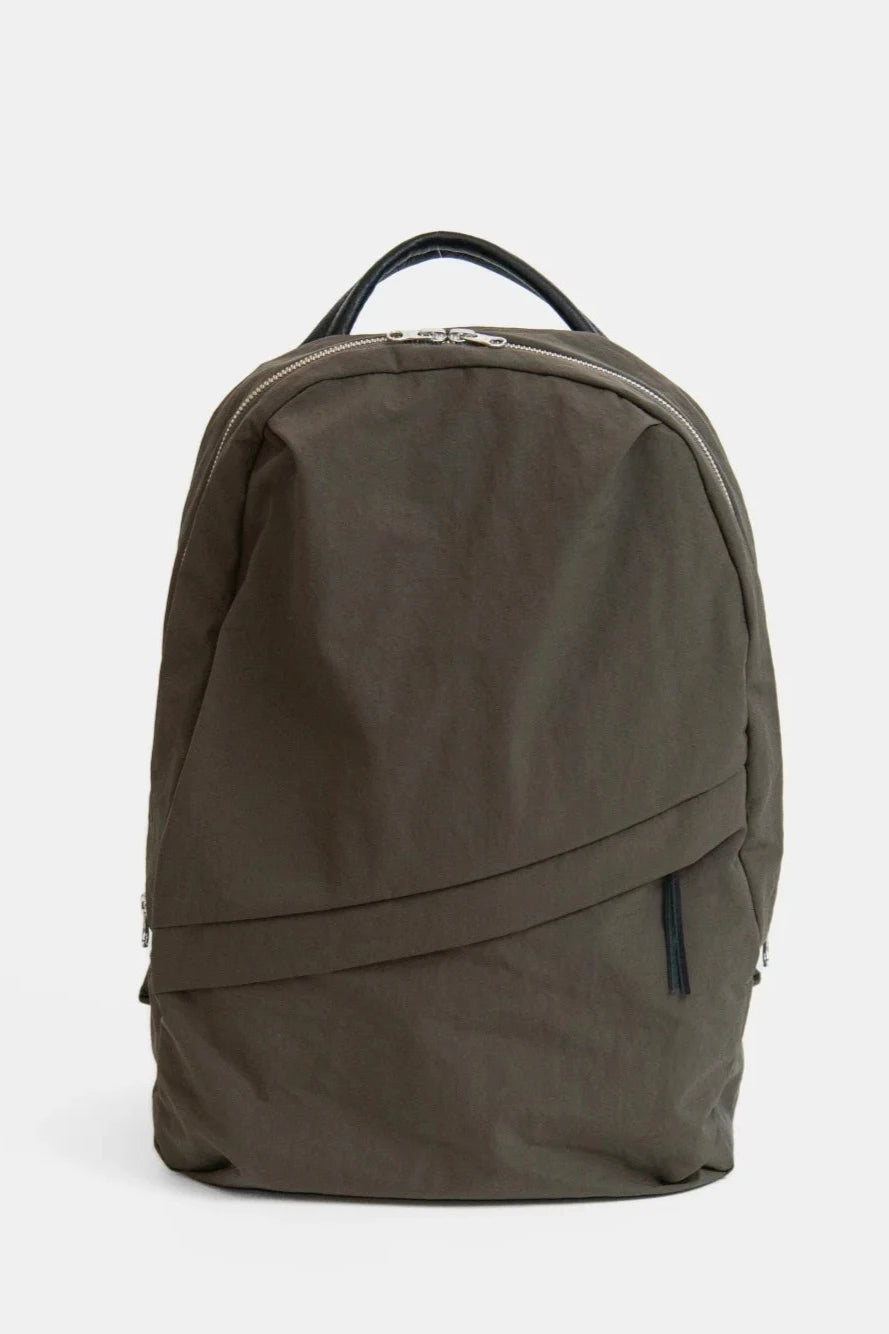 Light Nylon Backpack M, Mocha Brown