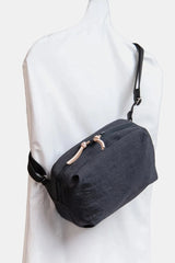 FUKUI SIWA Nylon Body Bag S Dark Gray