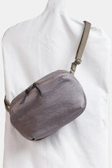 FUKUI SIWA Nylon Body Bag S Greige