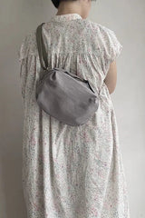 FUKUI SIWA Nylon Body Bag S Greige