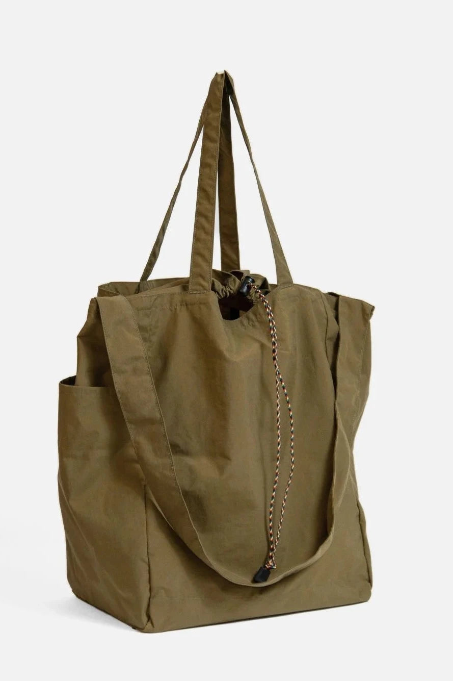 Pocketable 3 way Tote Bag Brown