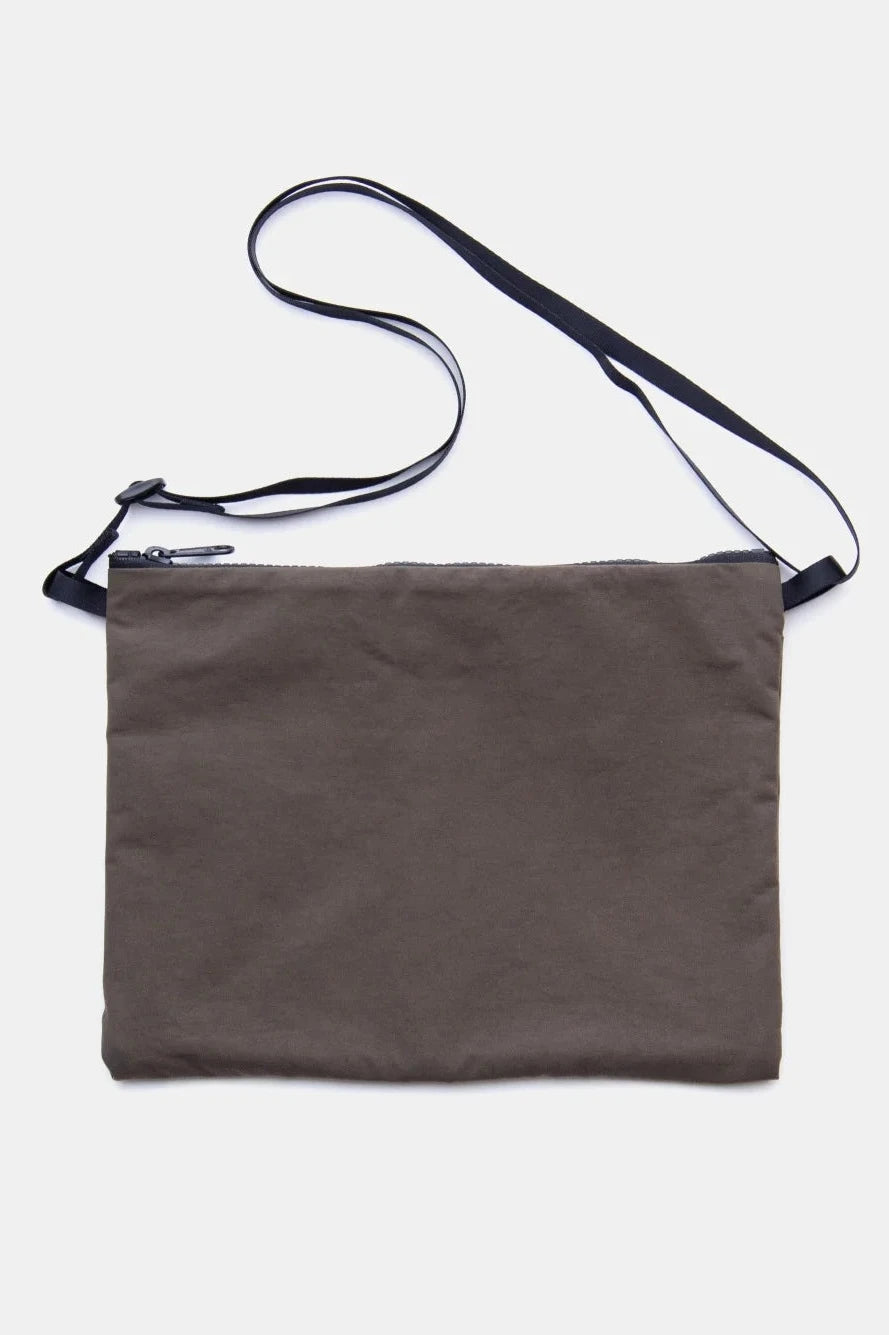 Light Nylon Sacoche Bag Mocha