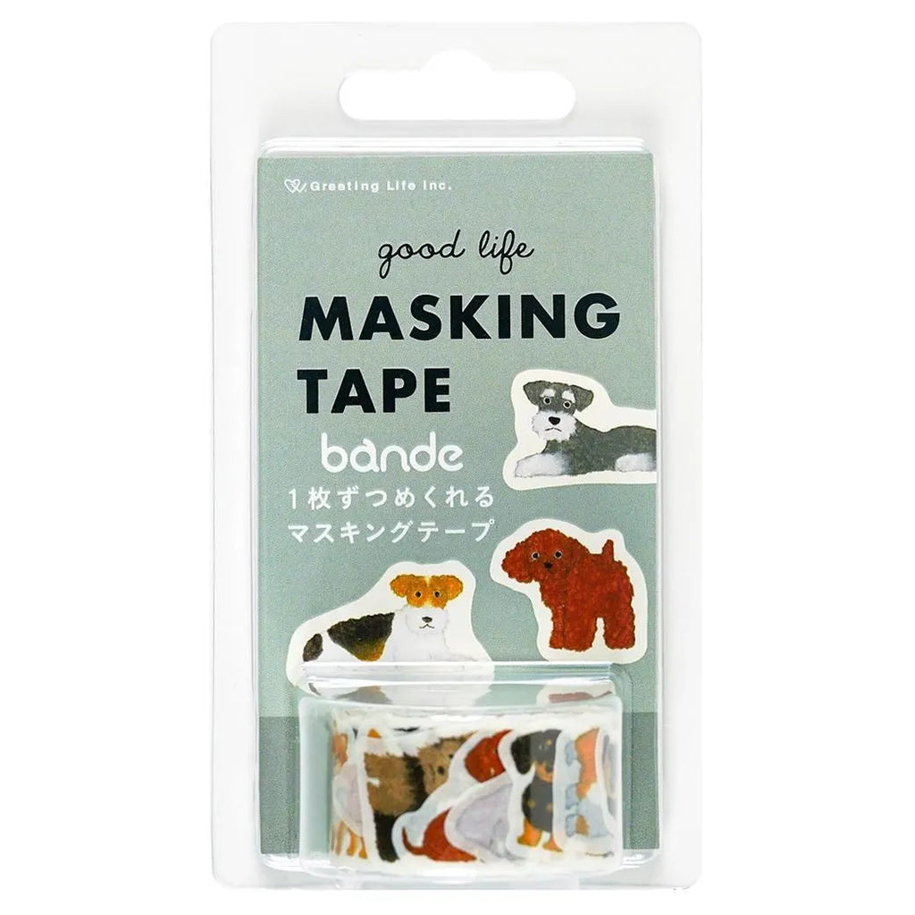 Masking Tape Stickers Dogs