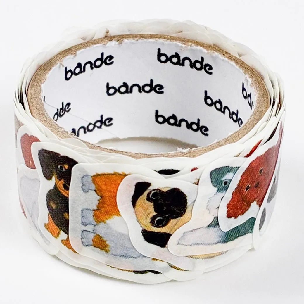 Masking Tape Stickers Dogs