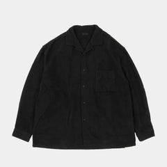 Cotton Flannel L/S Shirt, Charcoal