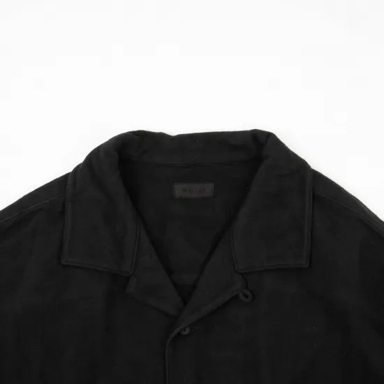Cotton Flannel L/S Shirt, Charcoal