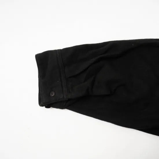 Cotton Flannel L/S Shirt, Charcoal