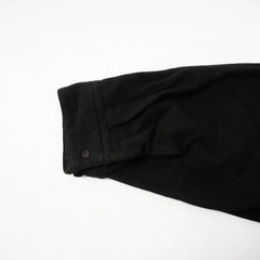 Cotton Flannel L/S Shirt, Charcoal