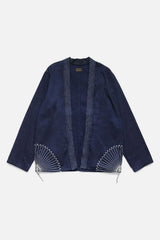 8 Oz INDIGO x INDIGO Denim KAKASHI Shirt (FUROSHIKI)