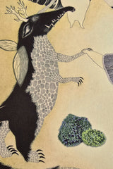Illustrated Card, "Rondo in An Empty Lot"