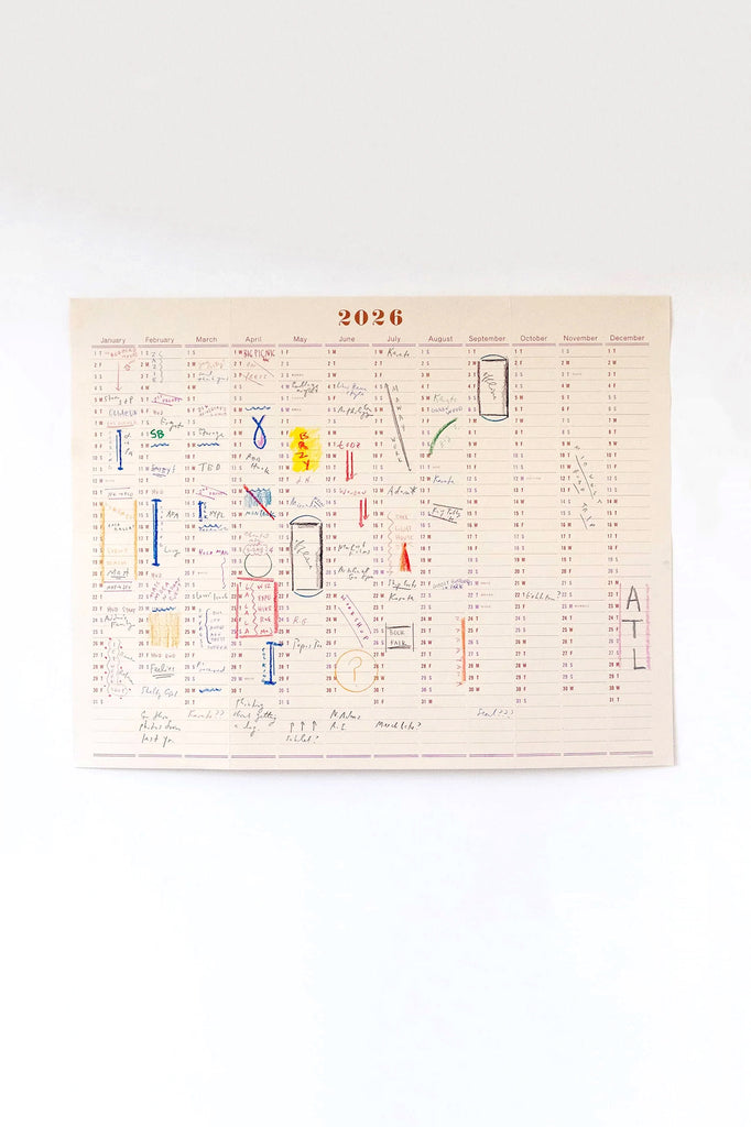 One Year Wall Calendar 2026