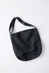 Garment Dyed Cotton and Linen Bag Navy