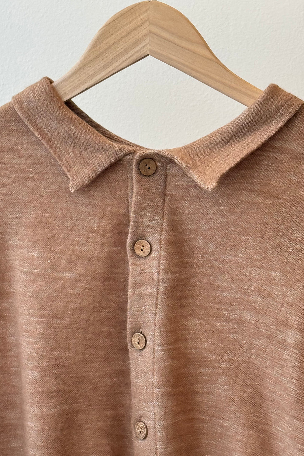 Two-way Wool and Linen Cardigan