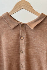 Two-way Wool and Linen Cardigan