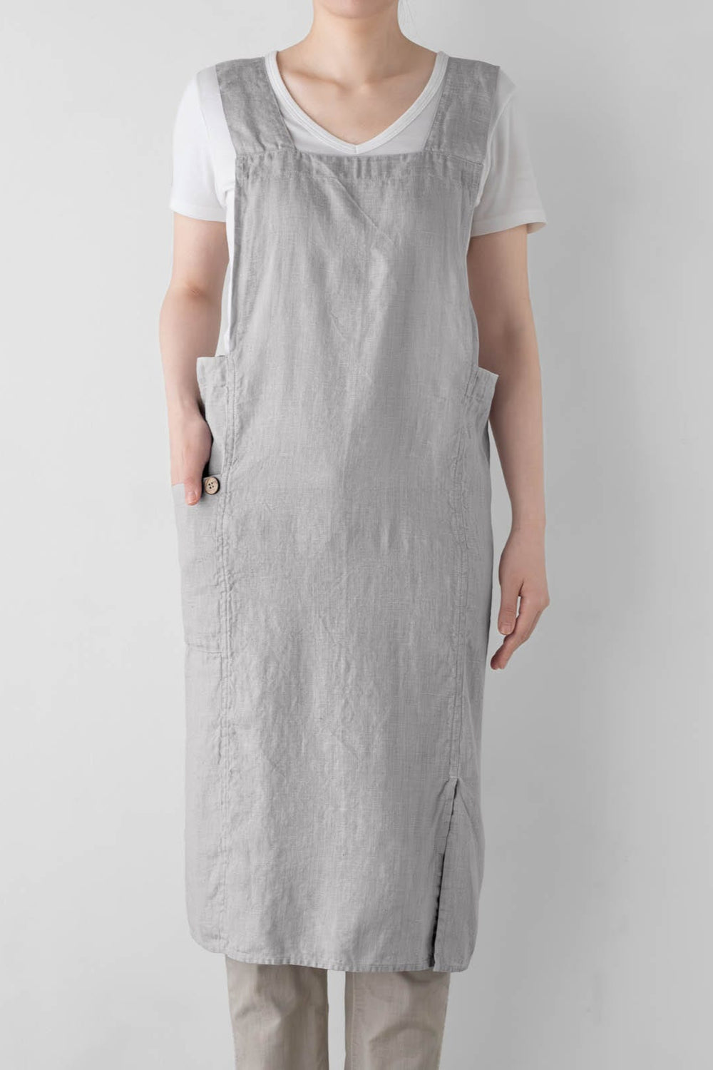 Anita Apron, Soft Grey