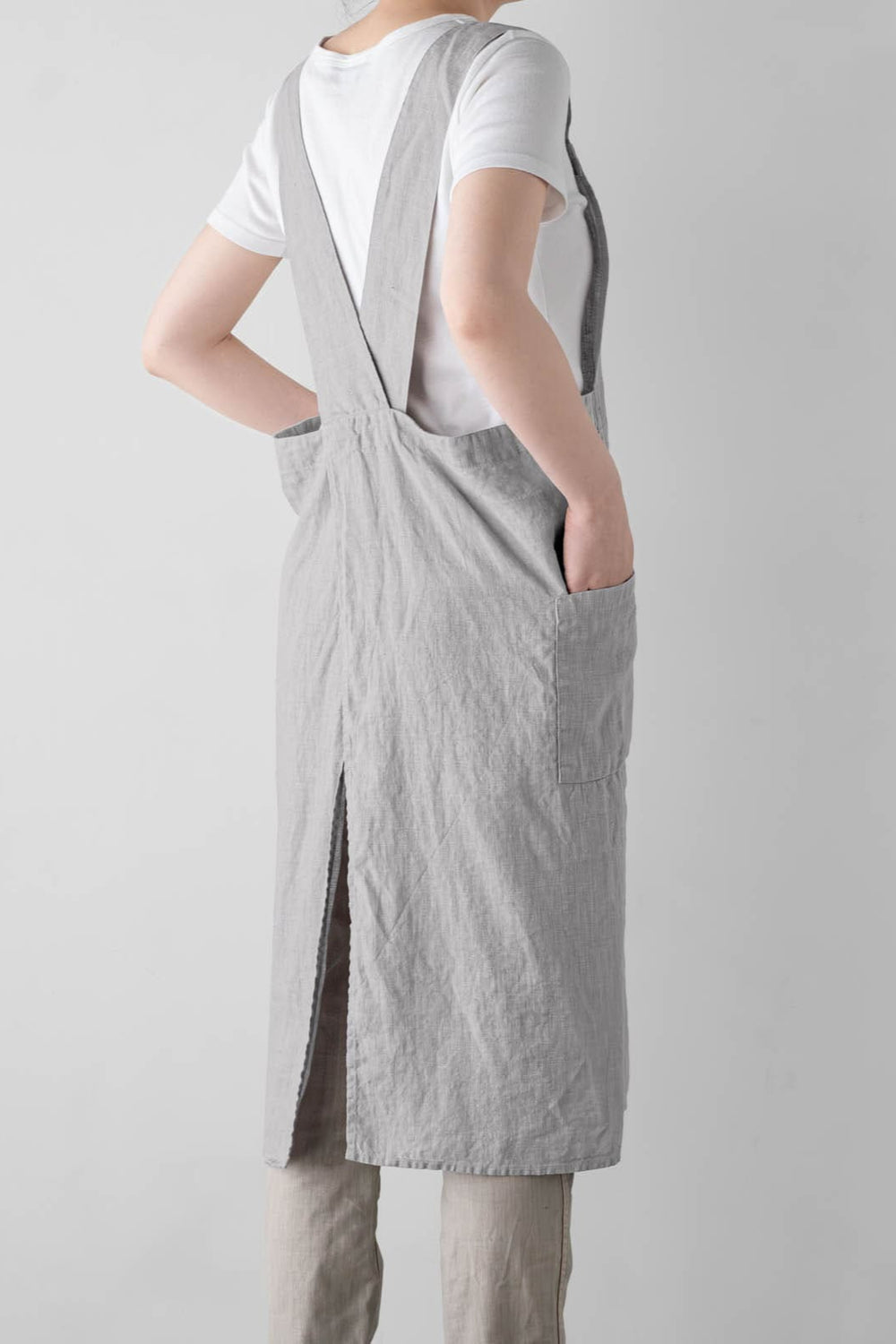 Anita Apron, Soft Grey