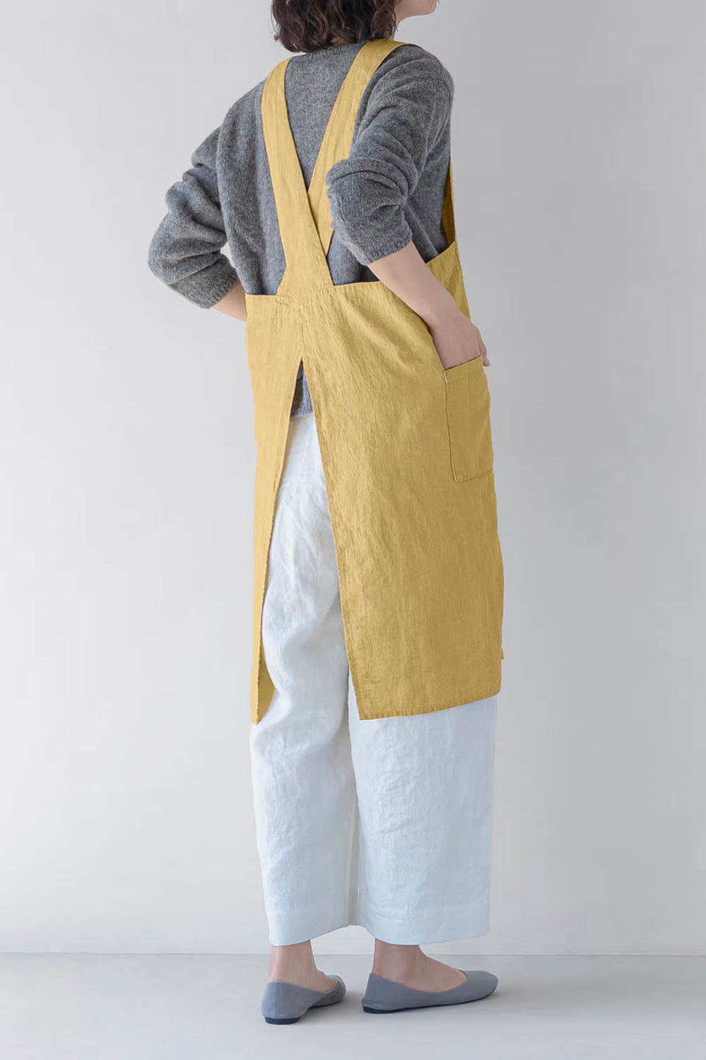 Anita Apron,  Antique Yellow