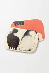 Illustrated Card, "Yamiko and Hikariko"