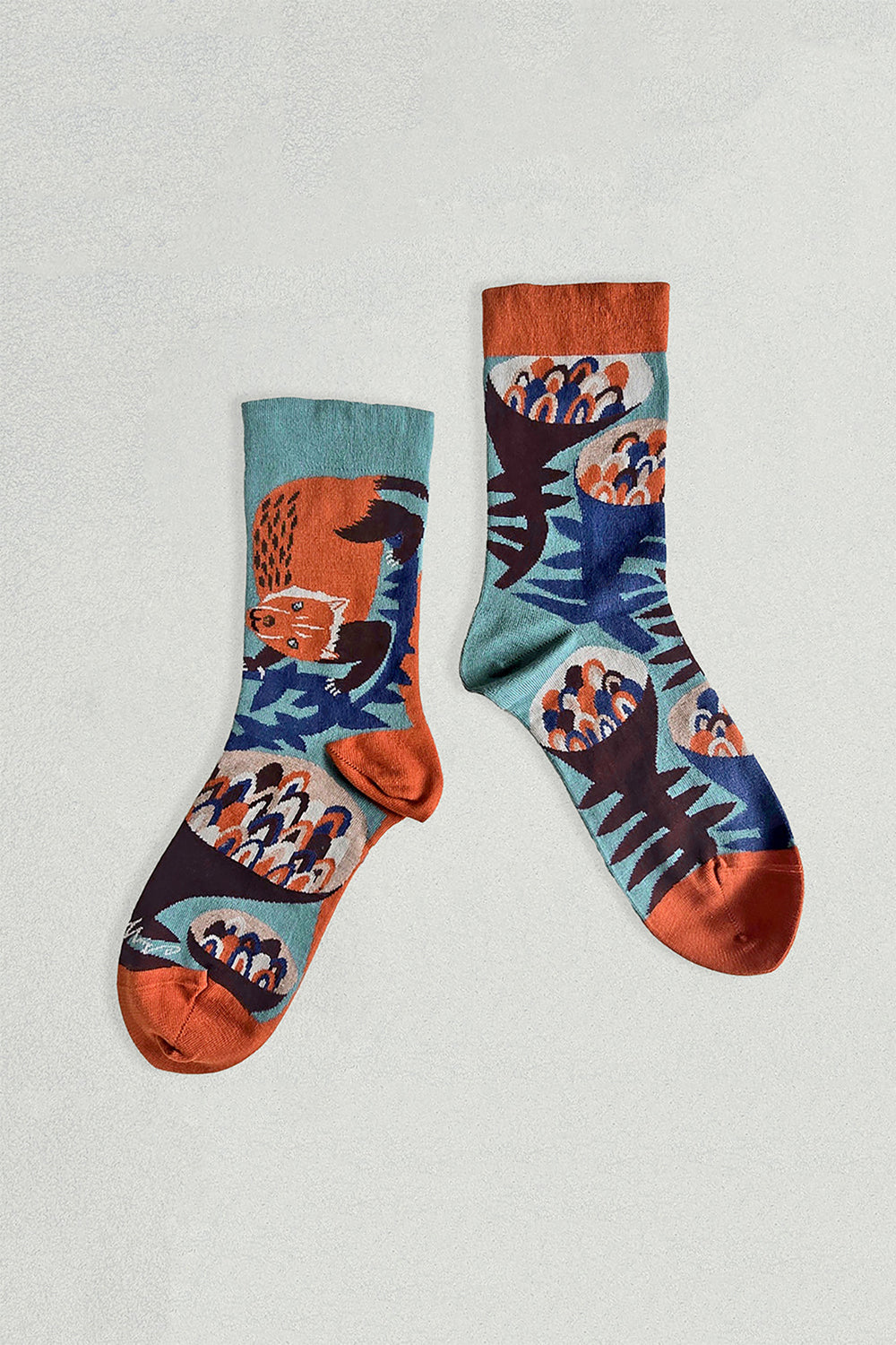 Cotton Blend Socks "Bush Dog"