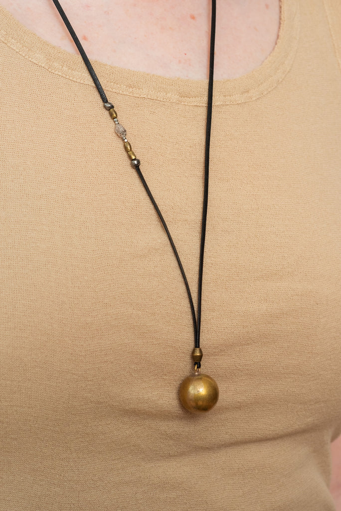 Tamayura Necklace Brass, B
