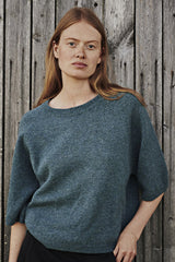 Raglan Sweater Turquoise