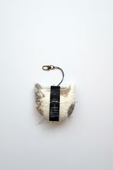 Felt Cat Face Pouch with Chain