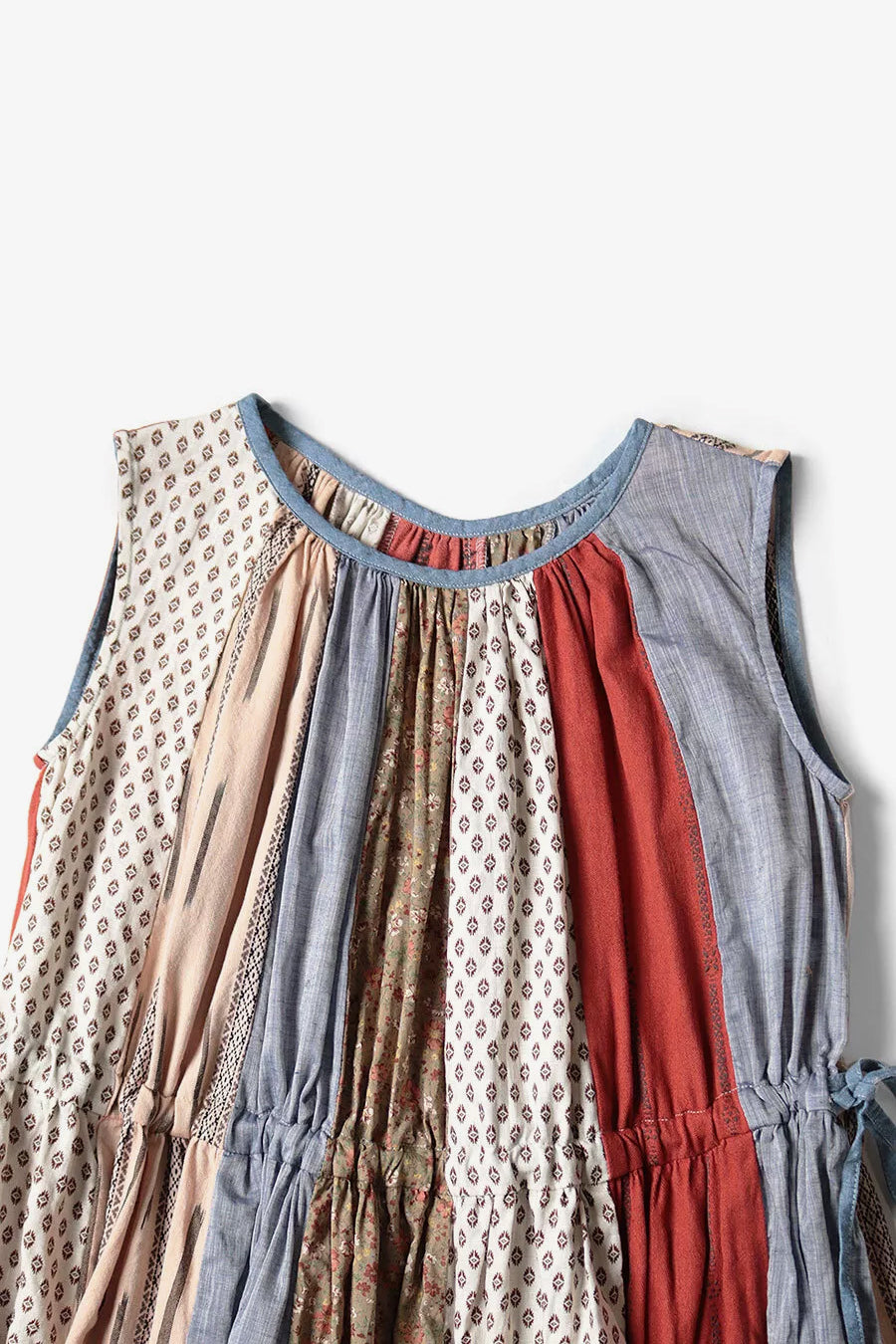 Patchwork KAHLO Dress, Tricolor