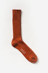 Hemp Cotton Ribbed Socks Boston Brick