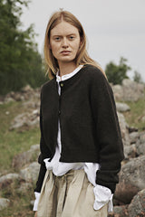 Raglan Cardigan Dark Brown