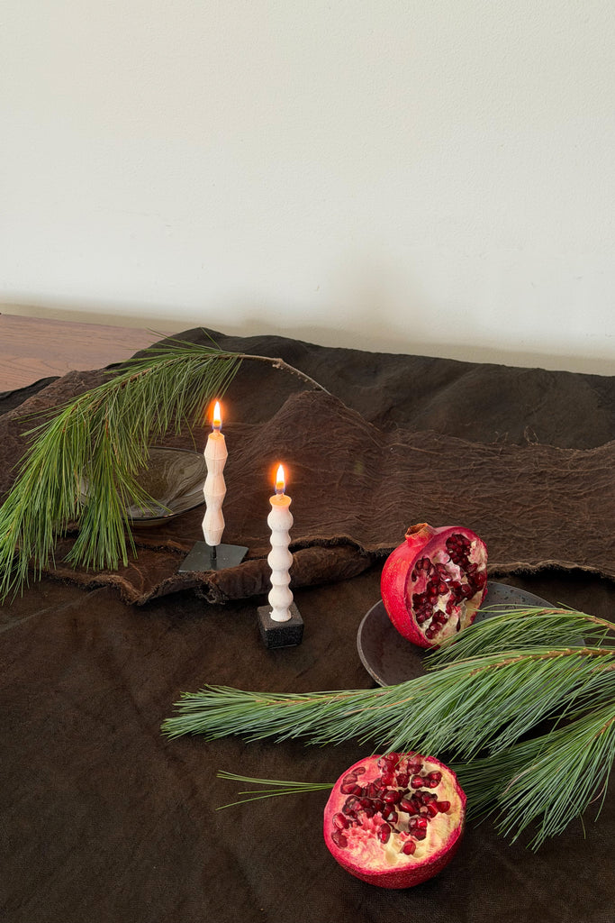 Naturally Dyed  Linen Textile