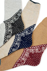 96 Yarns Heel Paisley Bandana Socks