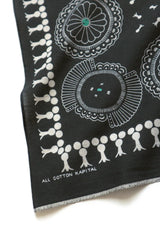 Fastcolor Selvedge  bandana Concho Black
