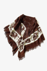 Bandana BIG Fringed Stole Persimmon