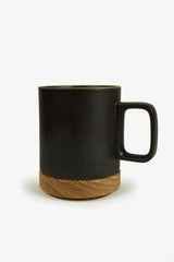Tall Porcelain Mug, Black