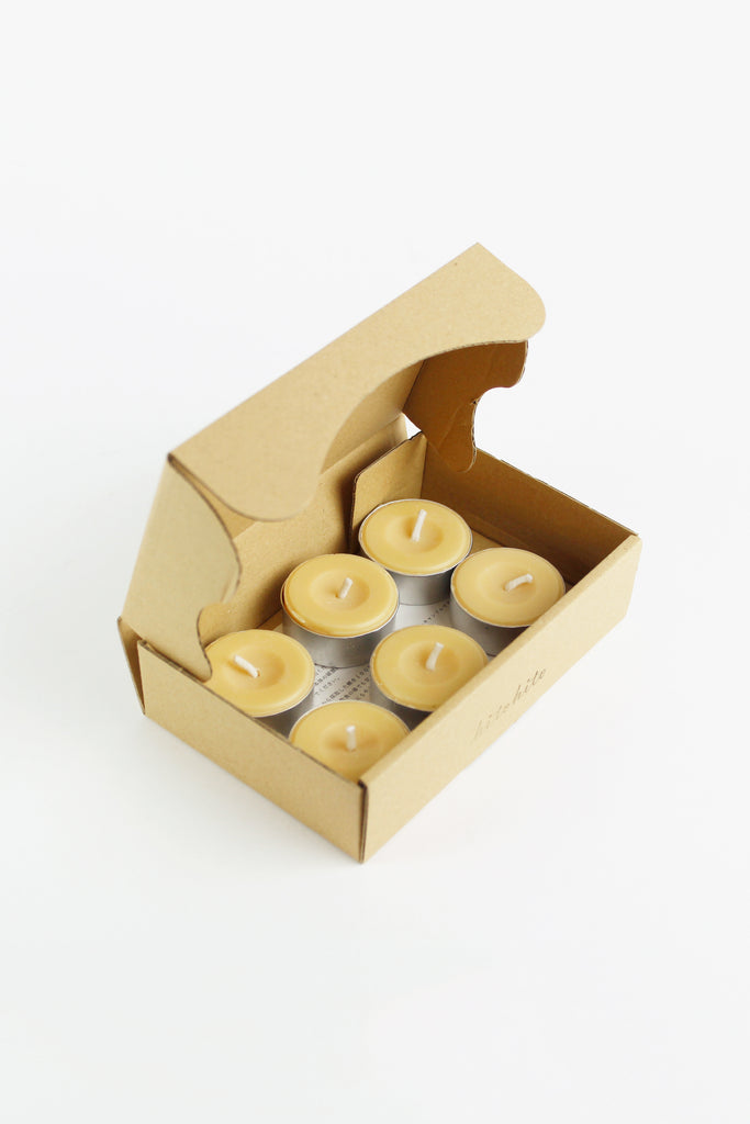 Hitohito Rice Bran Tea Candles