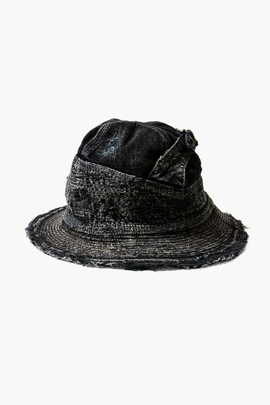 11.5 oz BLK x BLK Denim The Old Man and The Sea Hat (Crash Remake) Cap