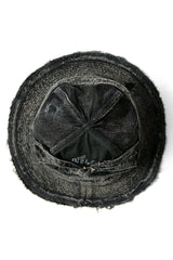 11.5 oz BLK x BLK Denim The Old Man and The Sea Hat (Crash Remake) Cap
