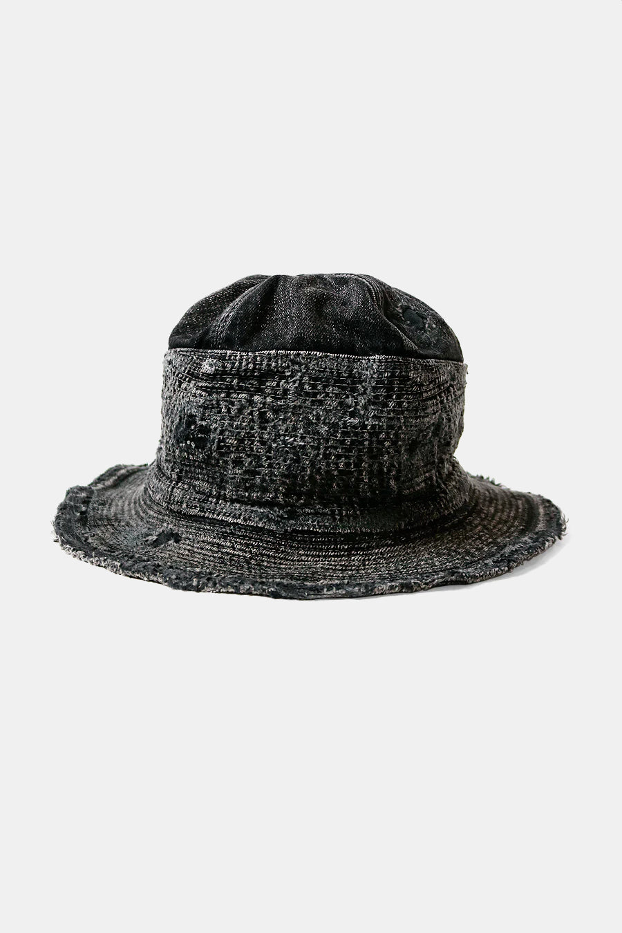 11.5 oz BLK x BLK Denim The Old Man and The Sea Hat (Crash Remake) Cap