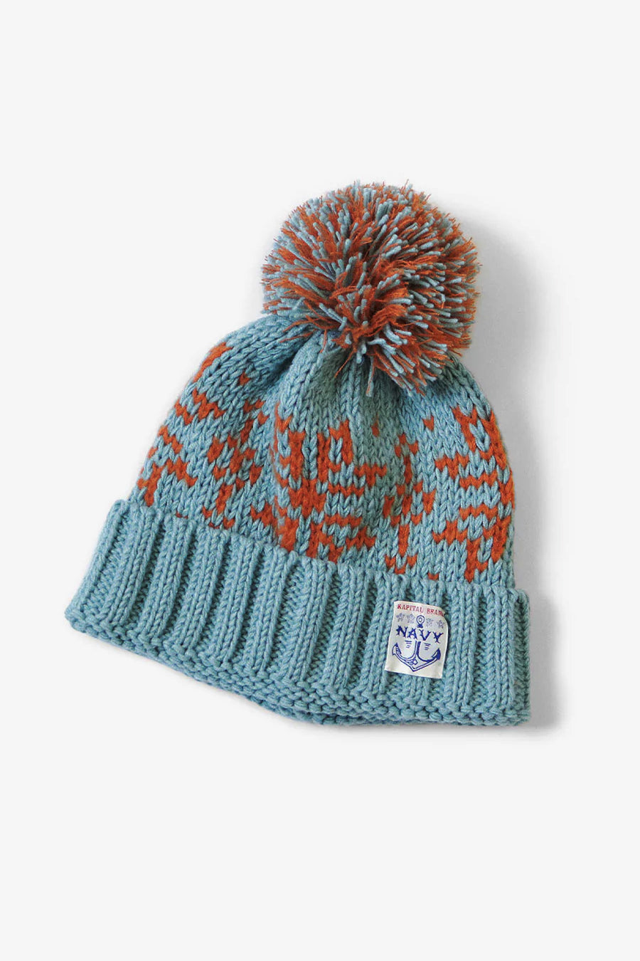 3G Wool Snow Knit Cap Light Blue
