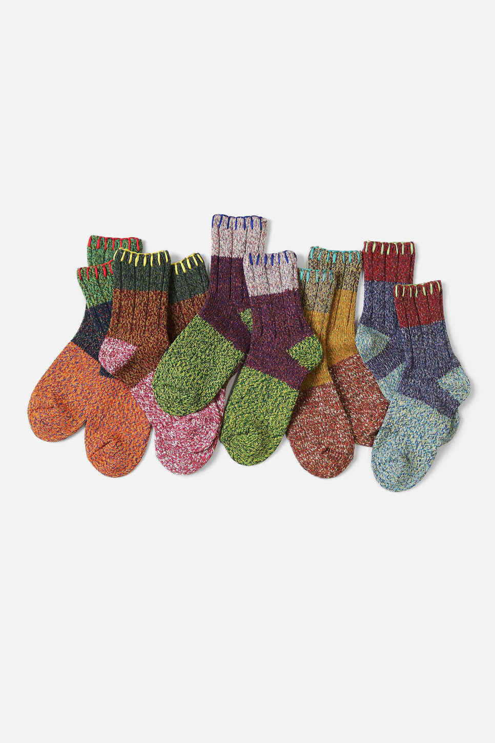 56 Yarns Wool Grandelle GOGH HOBO Stitch Socks