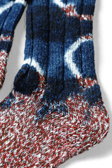 56 Yarns TOKUSHIMA SHIBORI Dye Socks Indigo