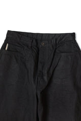 14 oz BLACK x BLACK Denim CLUB Baggy 5 Pocket Pants