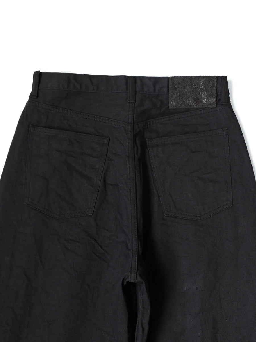 14 oz BLACK x BLACK Denim CLUB Baggy 5 Pocket Pants
