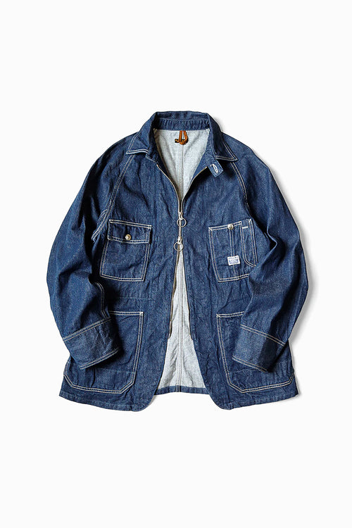 11.5 oz Denim ZIPPER Coverall – Moth