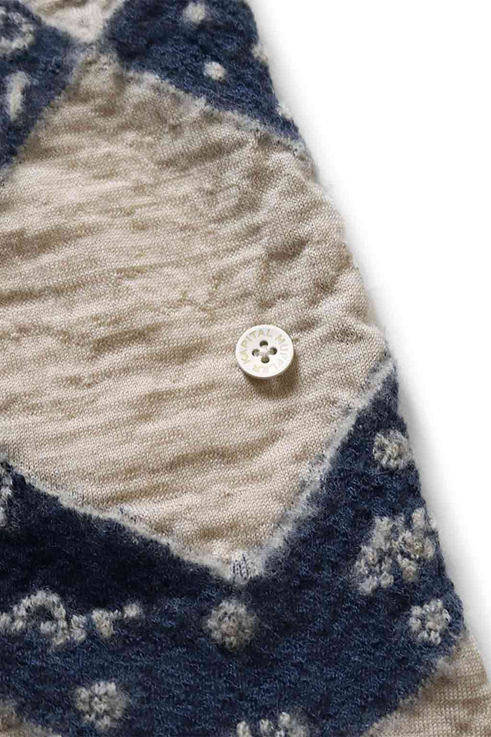 Fulling Wool Scarf IDG-RAG Ecru