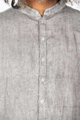 Unisex Hemp S/S Shirt, Pine Soot