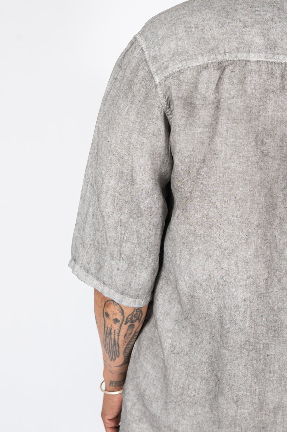 Unisex Hemp S/S Shirt, Pine Soot