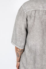 Unisex Hemp S/S Shirt, Pine Soot